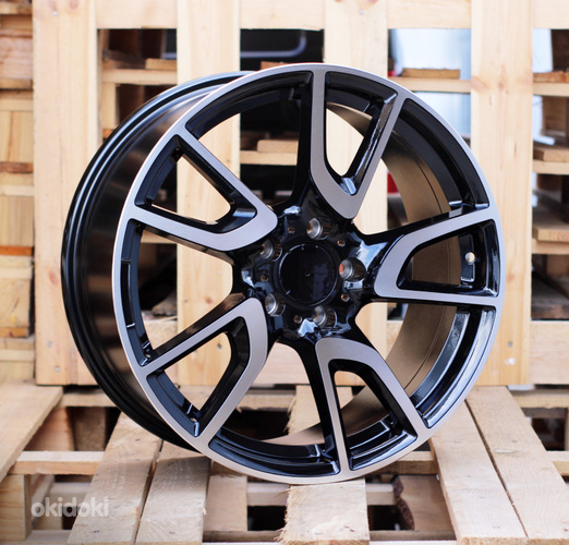 R18x8.5  5X112  ET  45  66.6  XFE41  Black Polished (MB)  For MER  (K4)  ((AKC 85 Eur))