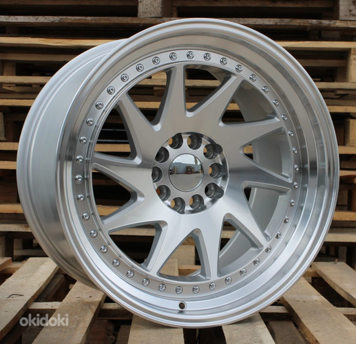 R18x8.5  5X120  ET  35  72.6  XFA39  Machined Silver (MS)  For RACIN  (K4)  (Rear+Front)