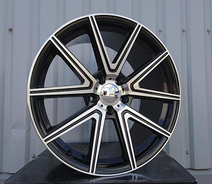 R18x8.5  5X114.3  ET  35  67.1  XFE07  Black Polished (MB)  For RACIN  (K7)  (Rear+Front) (1 foto / 1)