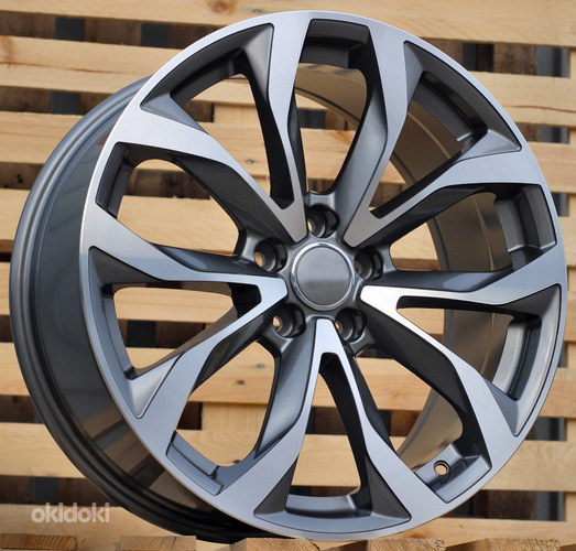 R18x8  5X112  ET  39  66.5  XF562  (H726D)  Grey Polished (MG)  For AUD  (K7)  (HYBRID FORGED)