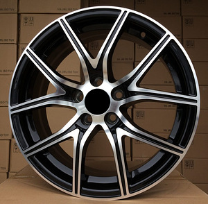 R16x6.5  5X98  ET  38  58.1  XF165  Black Polished+Powder Coating (MBPC)  For RACIN  (P1) (1 foto / 1)