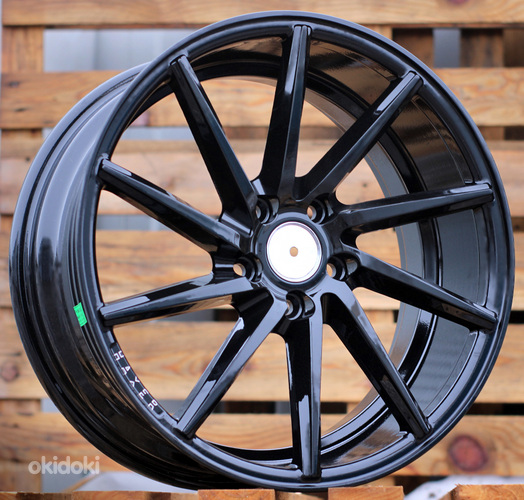 R17x7.5  5X114.3  ET  42  73.1  XF096  (QC175)  Black (BL)  For RACIN  (R)  ((Left side) Style VOSSEN)