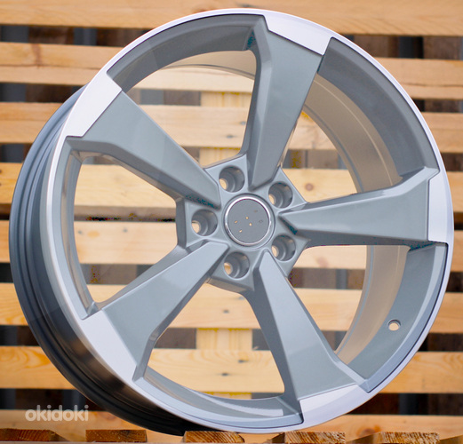 R17x7.5  5X112  ET  40  66.5  XE351  (YF5436)  Grey Polished Half Matt (MGHM)  For AUD  (Z7)  (HYBRID FORGED)