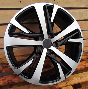 R18x7.5  5X108  ET  42  65.1  XE390  Black Polished (MB)  For PEUG  (P1) (1 foto / 1)