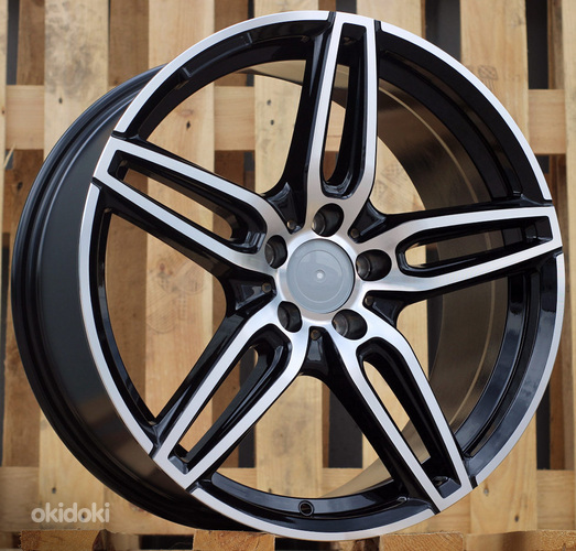 R18x8  5X112  ET  43  66.6  XE225  Black Polished (MB)  For MER  (K4)