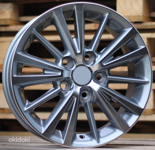 R15x6  5X114.3  ET  40  60.1  XE231  Grey Polished (MG)  For TOYOT  (L5)