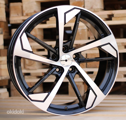 R18x8  5X112  ET  40  66.6  XE139  (AU005)  Black Polished (MB)  For AUD  (K3)