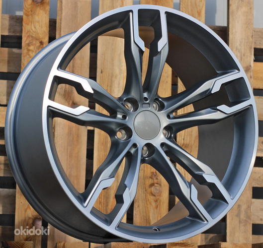 R20x9.5  5X112  ET  40  66.6  XE169  Grey Polished Half Matt (MGHM)  For BMW  (K4)  (Rear+Front)