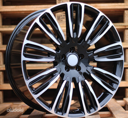 R22x9.5  5X108  ET  45  63.3  XE136  (FL1197)  Black Polished (MB)  For LAND  (Z5)  (HYBRID FORGED)
