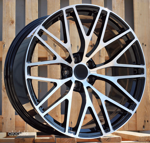 R21x9  5X112  ET  26  66.5  TXRGW5697  Black Polished (MB)  For PORCH  (K3)  (FORGED (Rear+Front))