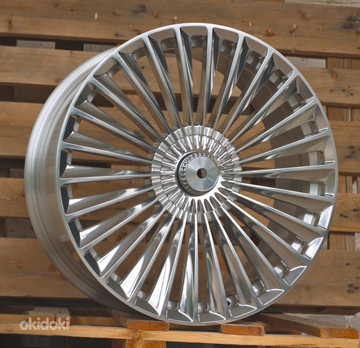 R21x10  5X112  ET  38  66.6  TX036  Full Polished (FPL)  For MER  (K7)  (FORGED (Rear+Front))