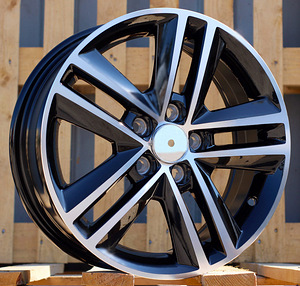 R15x6  5X100  ET  40  57.1  SW110  Black Polished (MB)  For VW  (P1) (1 foto / 1)