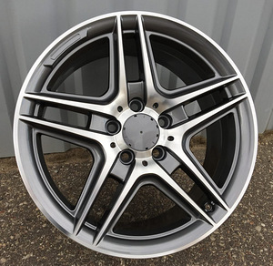 R17x7.5  5X112  ET  45  66.6  SSA02  Grey Polished (MG)  For MER  (Z2)  ((AKC 80 Eur)) (1 foto / 1)