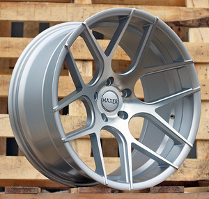 R20x9  5X120  ET  15  74.1  SSA03  (HX022)  Polished Silver Half Matt+Powder Coating (MSHMPC)  For HAXER  (P1+Z1)  (Rear+Front) (1 foto / 1)