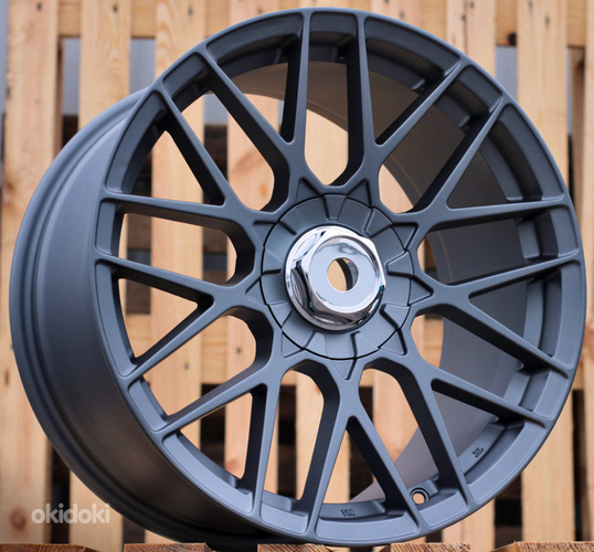 R18x9.5  10X112/120  ET  38  72.6  Q1211  Gun Metal Half Matt (GMHM)  For RACIN  (K4)  ((AKC 80 Eur) Rear+Front STYLE ROTIFORM)
