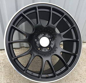 R19x9.5  5X120  ET  40  72.6  QC111  Black Half Matt+Polished Lip (BLHMPL)  For RACIN  (P)  (REAR+FRONT BBS MOTORSPORT) (1 foto / 1)