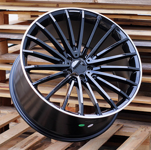 R19x9.5  5X112  ET  45  66.6  MR532  (FL-0235)  Black+Polished Lip (BLPL)  For MER  (P1)  (HYBRID FORGED Rear+Front) (1 foto / 1)