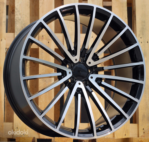 R19x9.5  5X112  ET  38  66.6  MR532  (FBX122)  Black Polished (MB)  For MER  (Z5)  (HYBRID FORGED Front+Rear)