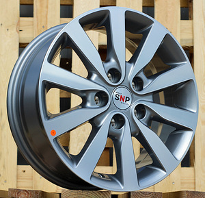 R16x6.5  5X114.3  ET  45  67.1  MZ143  Grey Polished (MG)  For RACIN  (D2)  ((AKC 60 Eur)) (1 foto / 1)