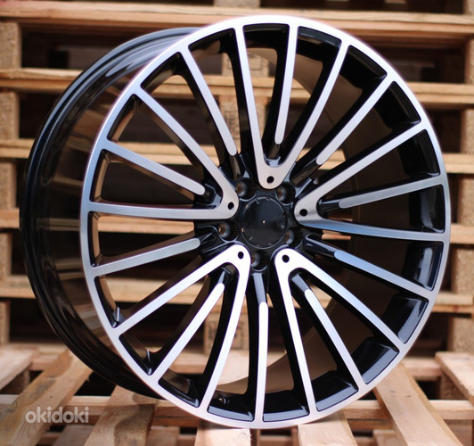 R18x8  5X112  ET  42  66.6  MR532  (FL-0235)  Black Polished (MB)  For MER  (P1)  (HYBRID FORGED)