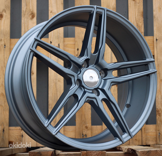 R17x7.5  4X100  ET  42  60.1  LU591  Grey Polished Matt (MGM)  For RACIN  (K3)