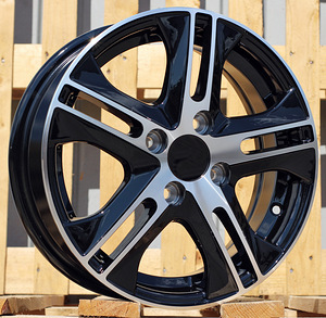 R14x5  4X100  ET  45  54.1  LU844  Black Polished (MB)  For RACIN  (K3) (1 foto / 1)