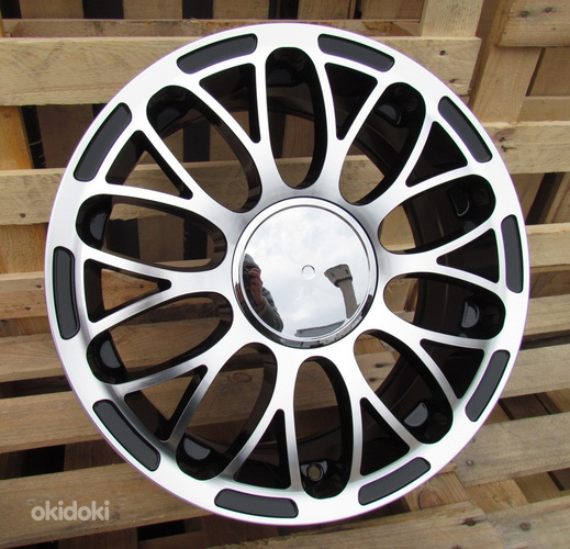 R15x6  4X98  ET  35  58.1  LU392  Black Polished+Powder Coating (MBPC)  For FIAT  (R)