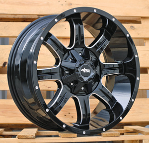 R20x9  10X139/150  ET  0  110.1  L9012  Black Polished (MB)  For 4X4  (K3)  (Milling) (1 foto / 1)