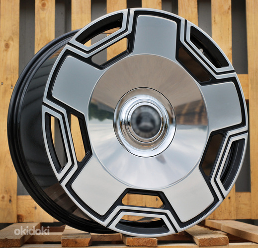 R22x10  5X130  ET  30  84.1  LTRGW105  Black+Tinted Face (BLTF)  For MER  (K3)  ((Polish face + Glossy Black) FORGED)