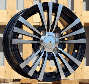 R13x5.5  4X100  ET  35  73.1  LU009  Black Polished (MB)  For RACIN  (K3) (1 foto / 1)