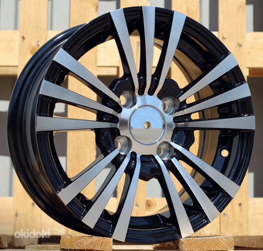 R13x5.5  4X100  ET  35  73.1  LU009  Black Polished (MB)  For RACIN  (K3)