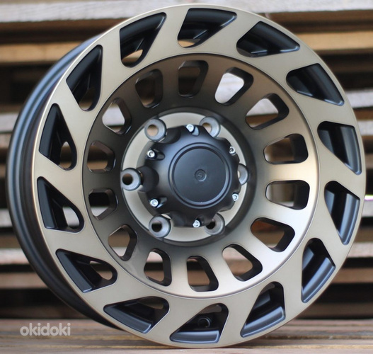 R15x8  6X139.7  ET  0  110.1  L2143  Black+Bronze Polish (BLBR)  For 4X4  (R)