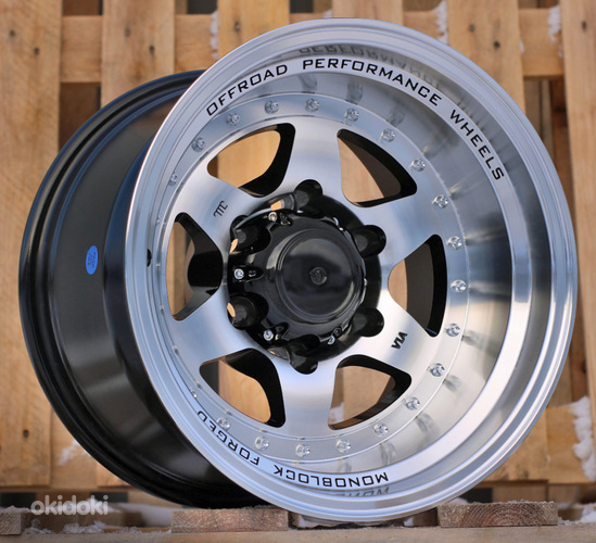 R15x10  6X139.7  ET  M44  110.1  L2156  Black Polished (MB)  For 4X4  (D1)