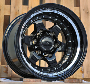 R15x10  6X139.7  ET  M44  108.1  L2156  Black+Polished Lip (BLPL)  For 4X4  (K3) (1 foto / 1)