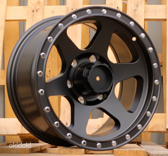 R16x8  6X139.7  ET  0  110.1  L2016  Black Half Matt (BLHM)  For 4X4  (P1)