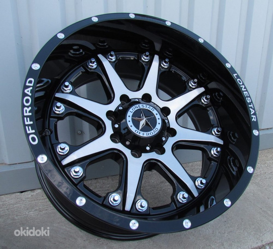 R20x10  5X127  ET  M25  71.6  L1526  Black Polished (MB)  For 4X4  (K3)  (Milling)