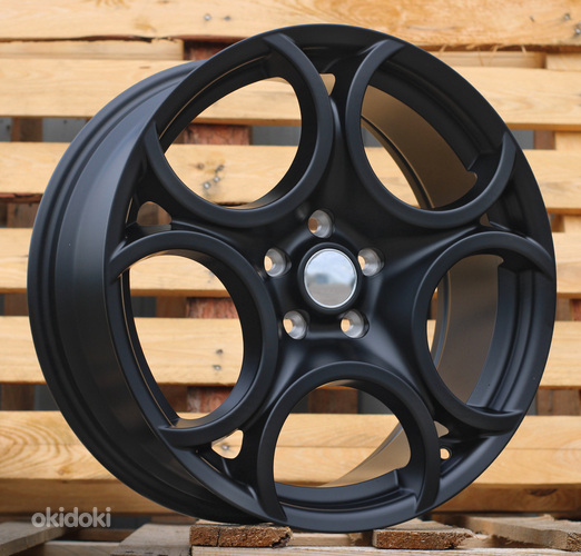 R17x7.5  5X110  ET  41  65.1  L1432  Black Half Matt (BLHM)  For ALFA  (P1)