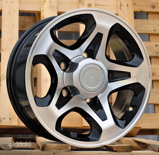 R16x7  5X150  ET  0  110.1  JT296  Black Polished (MB)  For 4X4  (K3)