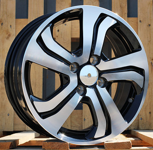 R15x6  4X100  ET  53  56.1  L1236  Black Polished (MB)  For HOND  (P1) (1 foto / 1)