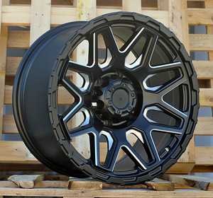 R17x9  6X139.7  ET  0  110.1  JT257  Black Matt (BM)  For 4X4  (K3)  (MB+Milling Spoke) (1 foto / 1)