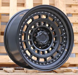 R18x9  6X139.7  ET  0  110.1  JT221  Black Matt (BM)  For 4X4  (K3)  ((MB+Rivets)) (1 foto / 1)
