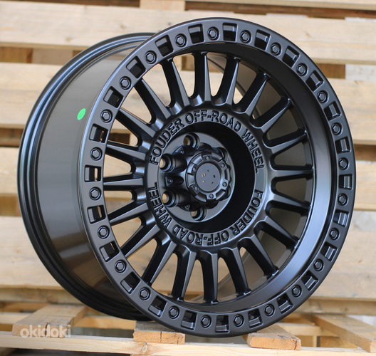 R18x9  6X139.7  ET  0  110.1  JT222  Black Matt (BM)  For 4X4  (K3)