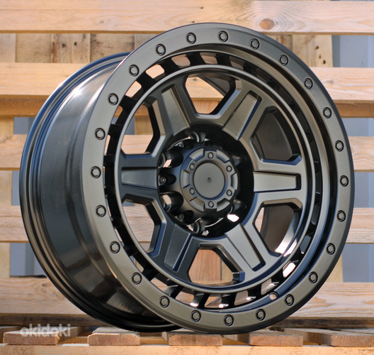 R17x9  6X139.7  ET  0  110.1  JT185  Black Matt (BM)  For 4X4  (K3)