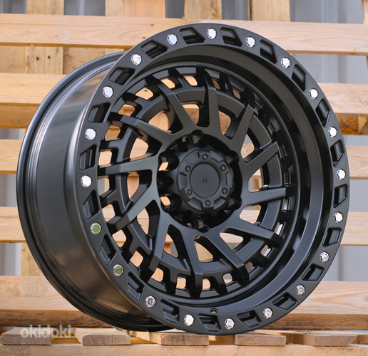 R17x9  6X139.7  ET  0  110.1  JT195  Black Polished (MB)  For 4X4  (K3)