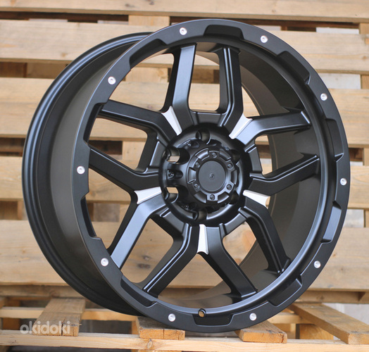 R20x9  6X139.7  ET  10  110.1  JT198  Black Polished (MB)  For 4X4  (K7)  (Milling)
