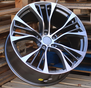 R22x11  5X120  ET  32  74.1  IN548  Grey Polished (MG)  For BMW  (K3)  (Rear+Front) (1 foto / 1)