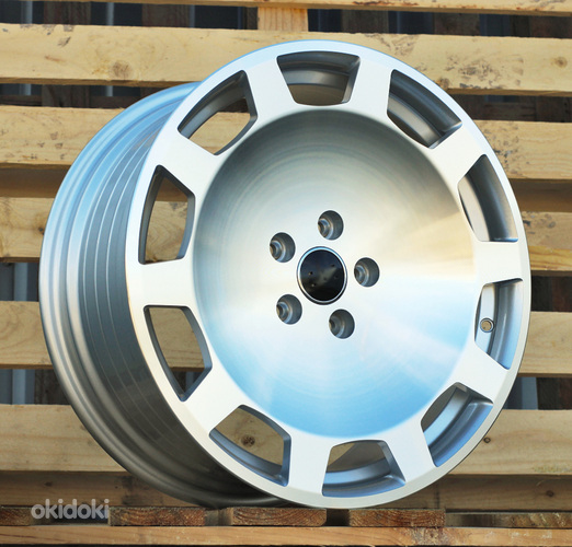 R18x8  5X112  ET  40  57.1  IN3613F  Machined Silver (MS)  For AUD  (M)  (HYBRID FORGED)