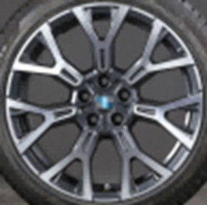 R19x8  5X112  ET  46  66.6  IN3619F  Black Polished (MB)  For BMW (1 foto / 1)