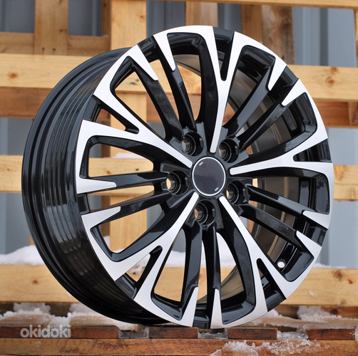 R17x7  5X114.3  ET  50  60.1  IN3515F  Black Polished (MB)  For TOYOT  (Z7)  (HYBRID FORGED Yaris Cross)
