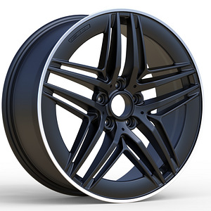 R19x8  5X112  ET  52  66.6  IN3517F  Black Polished (MB)  For MER (1 foto / 1)